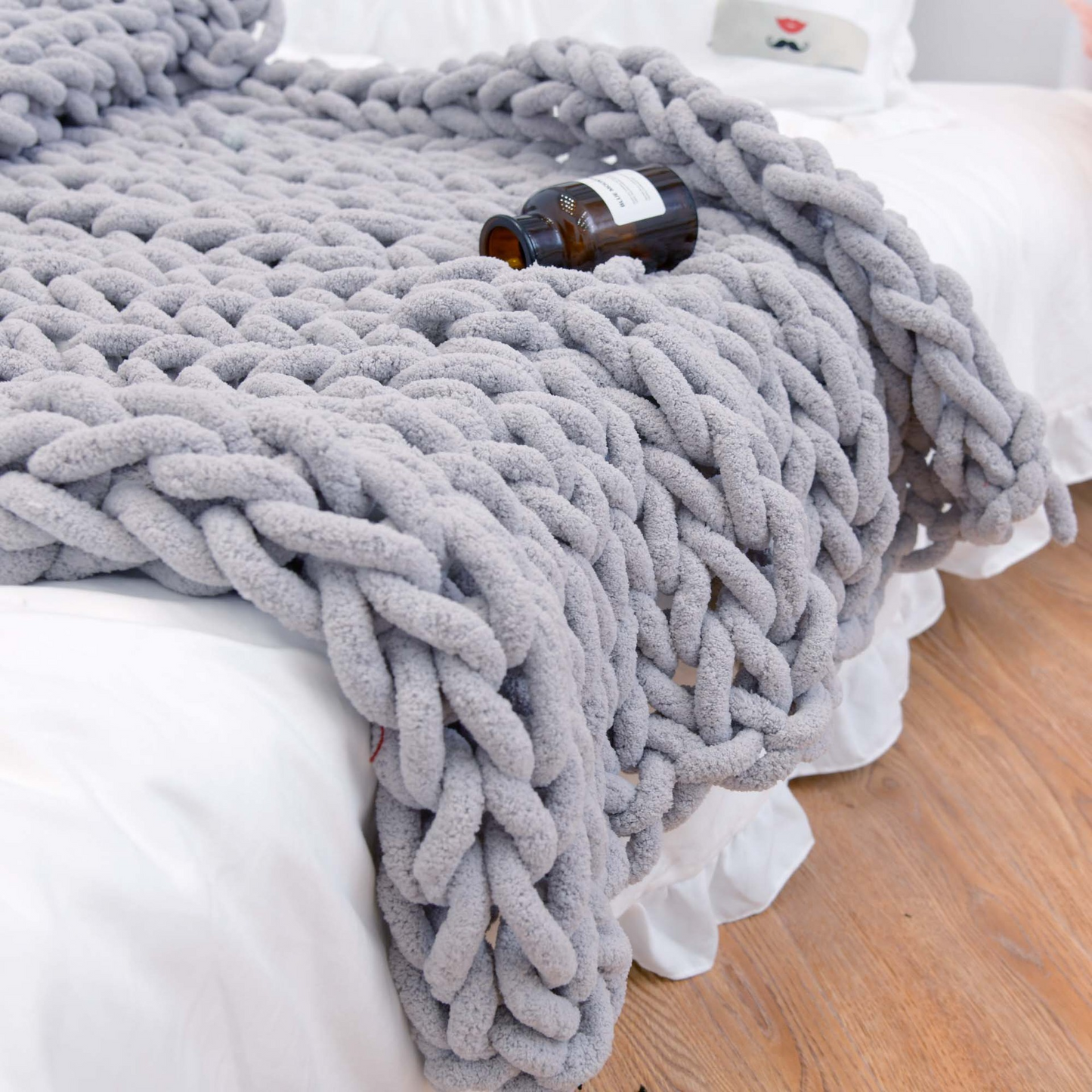 The Original Knit — Chunky Weighted Wool Blanket